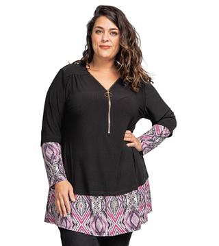 XL kläder, damer, tunikor, stora, plus size, XL tunika